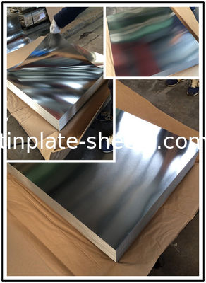 SPTE JIS G3303 EN10202 또는 ASTM624의 표준과 함께 전해질성 진판