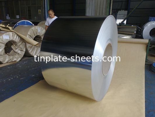 원형 틴플라트 코일 0.15mm-0.49mm 두께 2.8/2.8 2.0/2.0 틴 코팅 T2.5 T3 T4 T5 돌 마무리 밝은 마무리