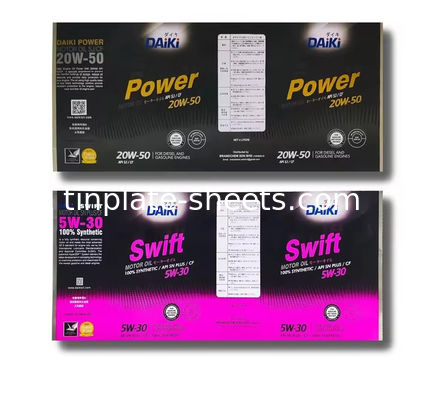 인쇄 된 진판 으로 건축 재료를 간편 하게 만드는 것 korrosion-resistant and durable tinplate sheet 로 건물 을 보호 하라