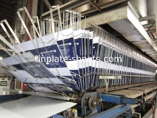 커스터마이징 할 수 있는 프린트 된 틴플라트 시트, 밝은 / 돌 / 은 / 매트 마무리 600-986mm 너비 1.5-1.85MT 패키지 당 무게