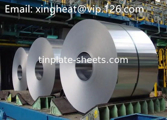 식품 캔 및 그 이상의 진 0.15-0.49mm 두께 600-986mm 너비 코일 당 4-8MT JIS G3303 EN10202 ASTM624을 준수