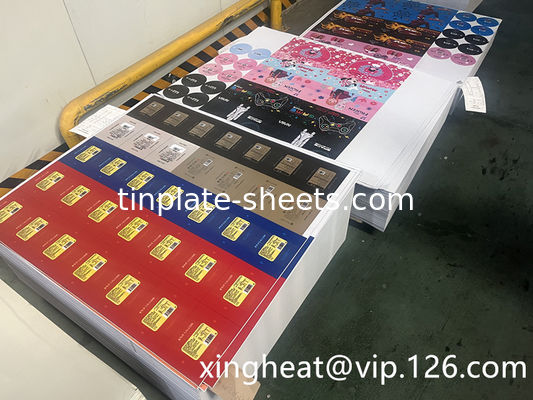 금속 포장을 위한 진무 없는 철강 코일 508mm 코일 아이디와 4-8mt 무게의 캔 제조용 TFS 시트