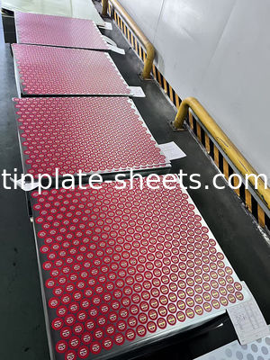 JIS G3303 EN10202 ASTM624 금속 포장용 표준 진판