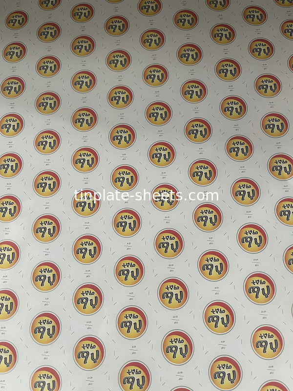 CMYK 컬러 인쇄 틴 프리 스틸 512mm-907mm 좋은 형성성