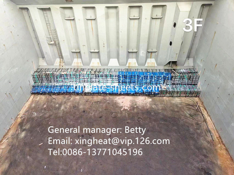 너비 600mm - 907mm Tfs 진무 없는 강철, 돌 표면으로 완성된 크라운 캡 JIS G3315